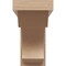 Ekena Millwork 5"W x 15"D x 10"H Classic Emerson Rough Cedar Woodgrain TimberThane Corbel, Primed Tan CORUR05X15X10EMRRCPR - alternate 5